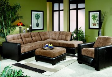 Hermosa Beach Microfiber Sectional Sofa
