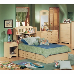 maple bedroom furniture sets on Kids Bedroom Furniture Set In Natural Maple