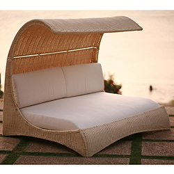 Miyako Outdoor Wicker Day Bed