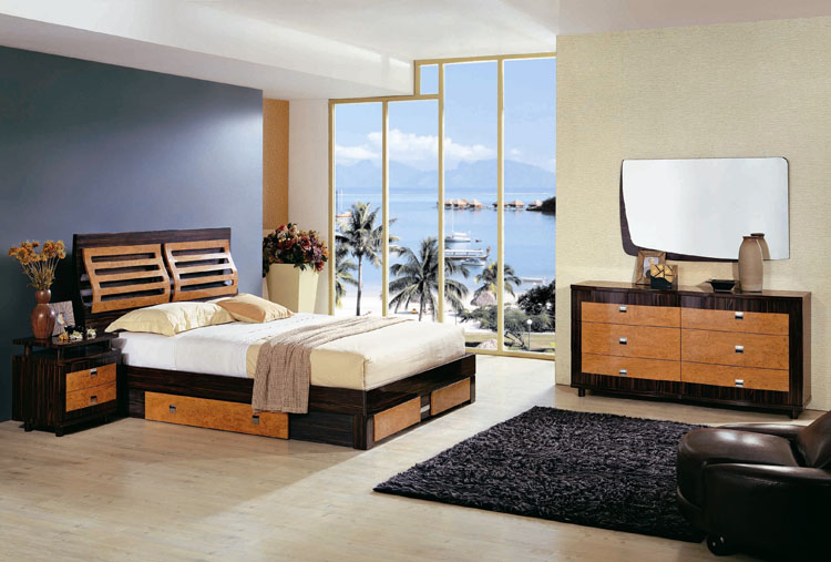 Modern Contemporary Platform Bed with storage