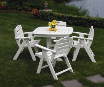 Nautical High Back Folding Chair