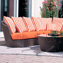 Rausch Eden Roc Outdoor Wicker Sectional Sofa