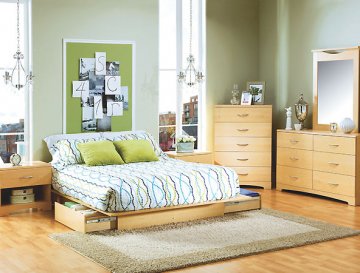 Storage Platform Bedroom Furniture Set