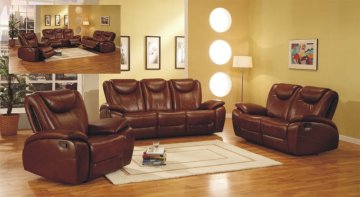 Victoria Leather Recliner Sofa Set