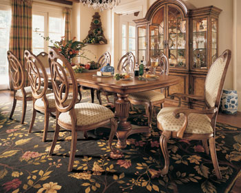 Villa Soleil Double Pedestal Dining Table