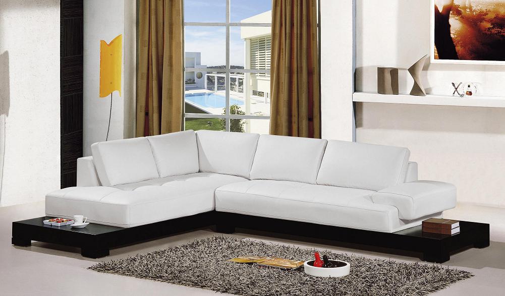 Contemporary Leather Sectional Sofa