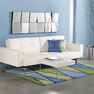 White Living Room Design