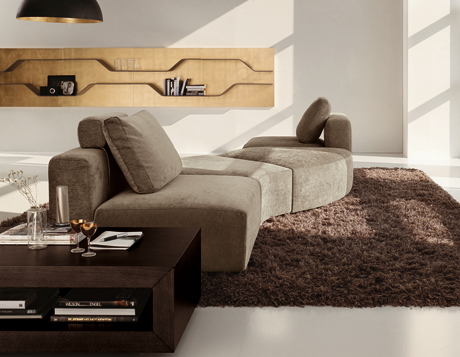 Brown Sectional Sofa