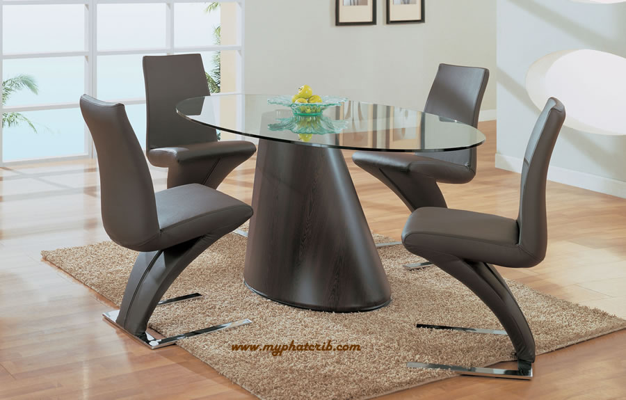 Black Modern Dining Room