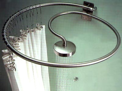 Contemporary Spiral Shower