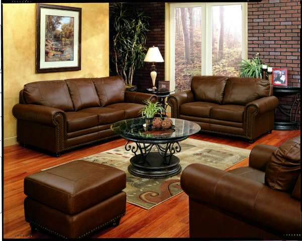 Chocolate Brown Living Room