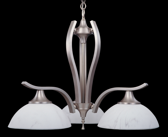 Frosted Glass Chandelier