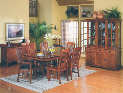 Cherry Wood Dining Room