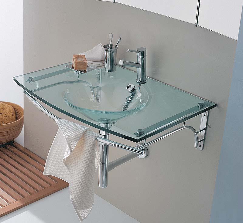 Glass Bathroom Vanity