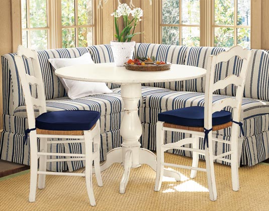 White Country Style Breakfast Table