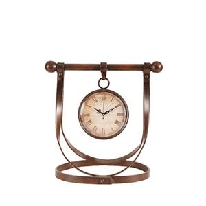 Desk Leather Clock