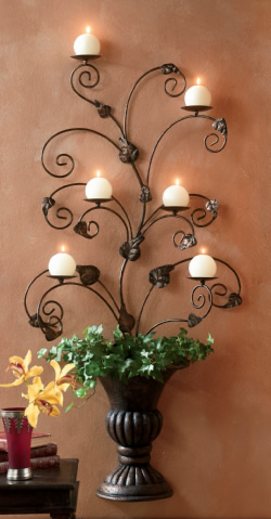 Scrolled Candleholder