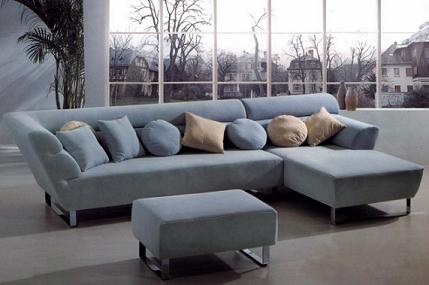 Blue Sectional Sofa