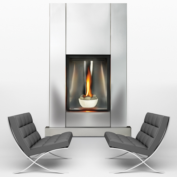 Modern Gas Fireplace