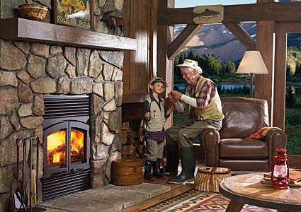 Wood Fireplace