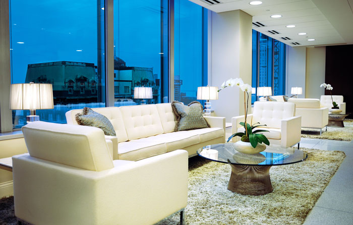 White Leather Sofa Set