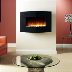 Elegant Wall Mounted Fireplace