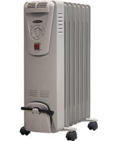 Oil Filled 7 Fin Radiator Heater