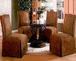 Traditional Metal Dining Set