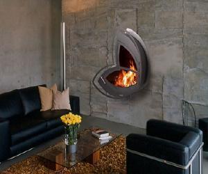 Elegant Flower Fireplace