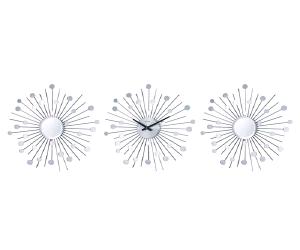 Starburst Clock and Mirrors