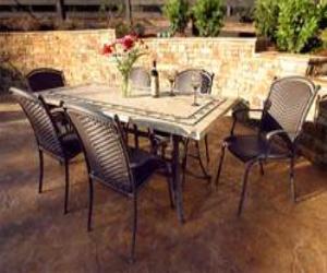 Outdoor Wicker Dining Set