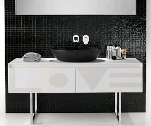 Black and White Bathroom