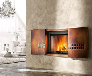 Montegrappa Wood Fireplace