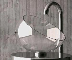Moon Glass Wash Basin