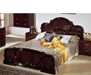Serena Mahogany Traditional Italian Bed