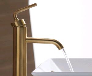 Brushed Gold Bathroom Faucet