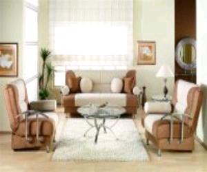 Brown Modern Living Room