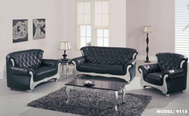 Classical Style Black Living Room
