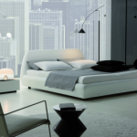 Downtown Leather Platform Bed Downtown Leather Platform Bed