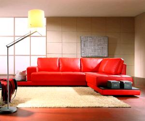 Kilt Red Sectional Sofa