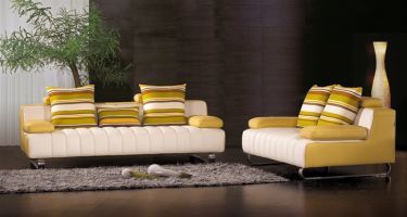 Leather Modern Sofa Set