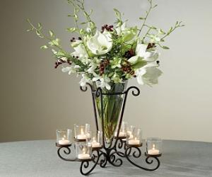 Tealight Holder With Vase