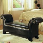 Upholestered Rolled Arm Bench Upholestered Rolled Arm Bench