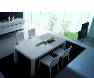 Rossetto Lounge White Dining Table Set 