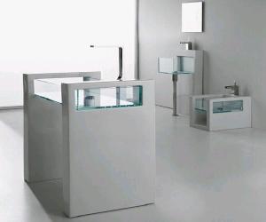 Glass Bathroom Vanity