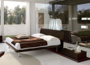 Alia Leather Bed