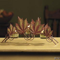Autumn Leaves Candleholder