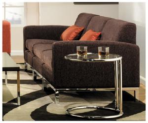 Chocolate Chenille Sofa