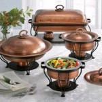 Copper-finish Chafing Dishes Copper-finish Chafing Dishes