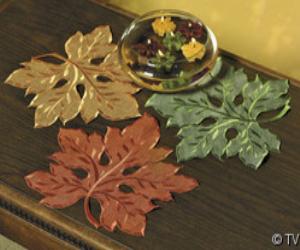 Fall Leaf Doilies